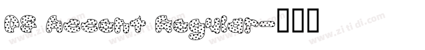 DS Accent Regular字体转换